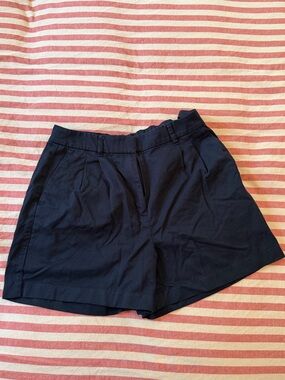 High-Waist Black Women's Shorts